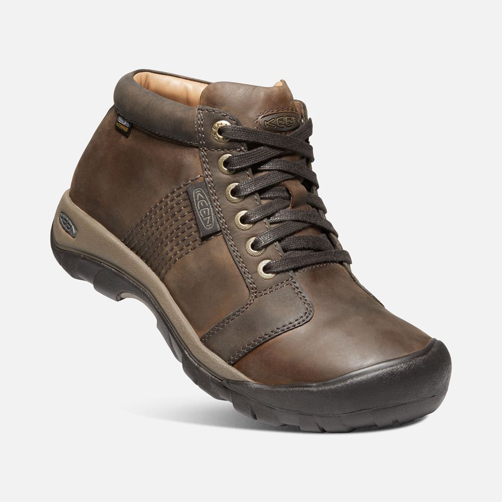 Bottes de Baskets Keen Homme Marron | Austin Waterproof | JHZBF-1968